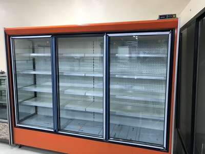 Холодильник для молока и бутылок, витрина для магазина, мясного отдела и деликатесов  - 2