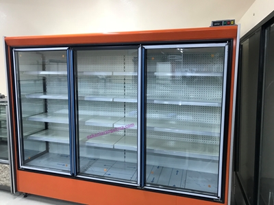 Холодильник для молока и бутылок, витрина для магазина, мясного отдела и деликатесов  - 3