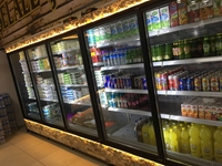Milk Cabinet and Bottle Cooler Market Butcher Deli Beverage Cooler - 2