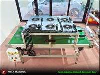 Fan-Cooled Conveyor System for Cooling Injection Post-Processing and Hot Products - 1