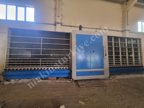 Machine de lavage de vitres verticale en acier inoxydable à 4 brosses de 170 cm