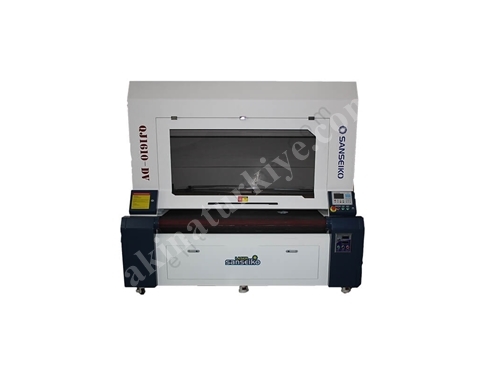 Qj1610-Dv Camera Double Head Separate Conveyor Laser Cutting and Engraving Machine