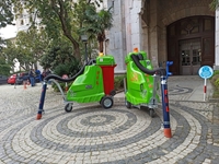 Elephant Gasoline Vacuum Street Sweeper Machine - 0