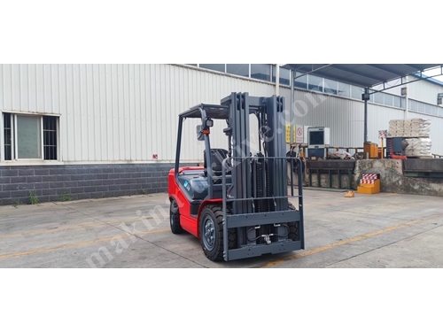 4500 Mm 3 Ton Tripleks Asansörlü Doosan Motor Dizel Forklift