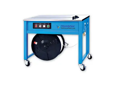 15 - 45 kg halbautomatische Umreifungsmaschine mit einstellbarer Spannung und Wärmeversiegelung