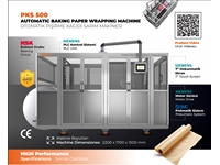 PKS 500 Автоматическая машина для упаковки бумаги для выпечки