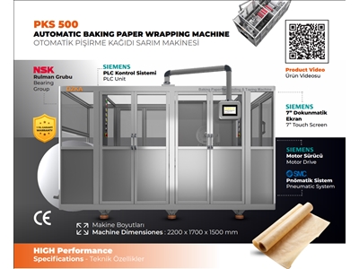 PKS 500 Автоматическая машина для упаковки бумаги для выпечки - 0