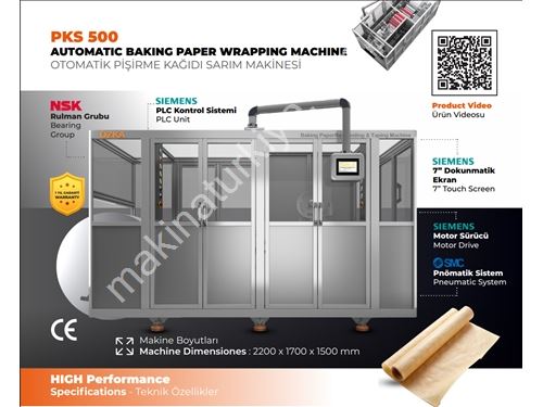  Otomatik Pişirme Kağıdı Sarım Makinası