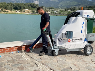 Aspirateur électrique à batterie commandé à la main par éléphant - 0