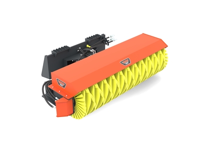 Hydraulic Bucket Sweeper Attachment (for Skid Steer) - 2