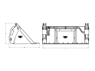Açılır Kapanır Telehandler Kovası - 12