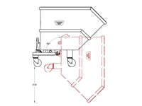 Forklift Mechanical Tipping Bunker - 15