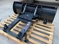 Forklift Mechanical Snow Plow Attachment - 0