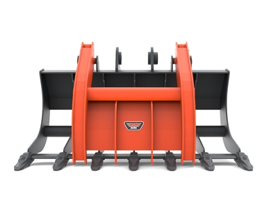 Excavator Grapple Rake Bucket - 12