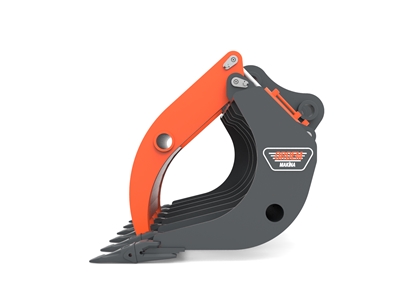 Excavator Grapple Rake Bucket - 8