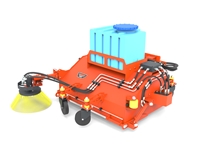 Bucket Sweeper Attachment for Machinery - 1