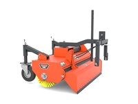 Bucket Sweeper Attachment for Tractor Rear (Driven by Tail Shaft) - 9