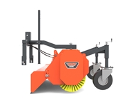 Bucket Sweeper Attachment for Tractor Rear (Driven by Tail Shaft) - 8