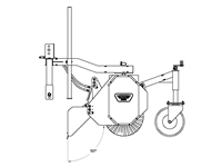 Bucket Sweeper Attachment for Tractor Rear (Driven by Tail Shaft) - 13