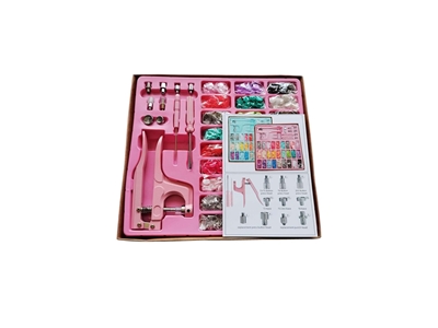 Hodbehod 300 Set Mixed Color 12.5mm T5 Plastic Snap Button and Hand Pliers Set - 1