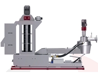 Machine de coupe horizontale de granulés de 1000 kg/heure avec trémie de 380mm - 0