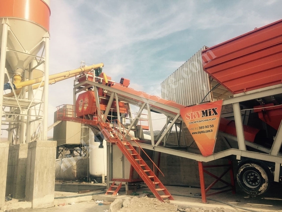 60 M³/Saat Mobil Beton Santralleri