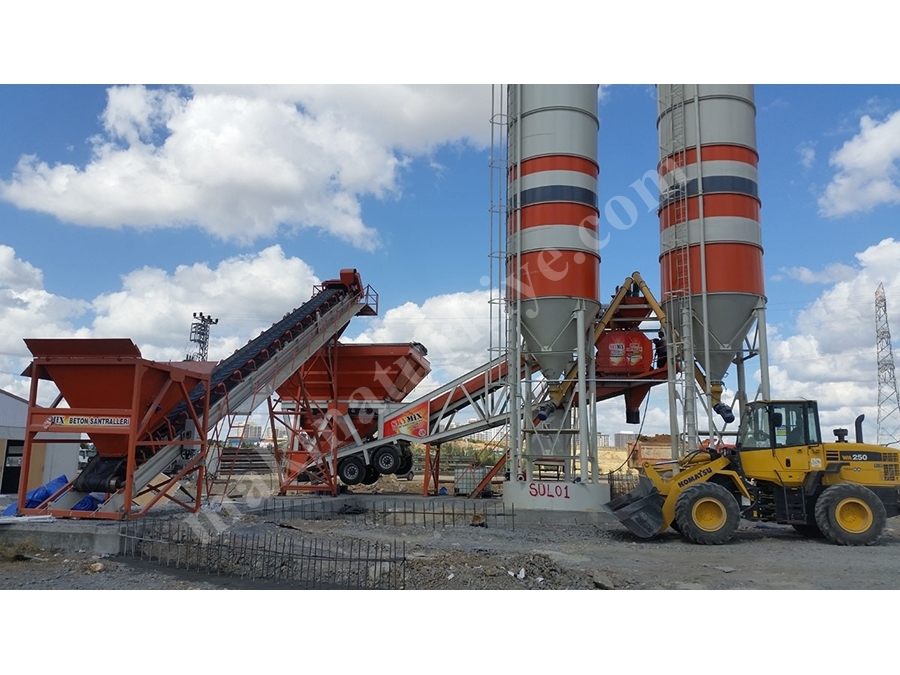 60 M³/Saat Mobil Beton Santralleri