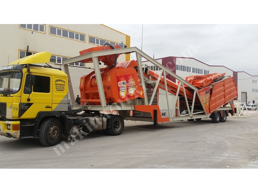 100 M³/Saat Mobil Beton Santralleri