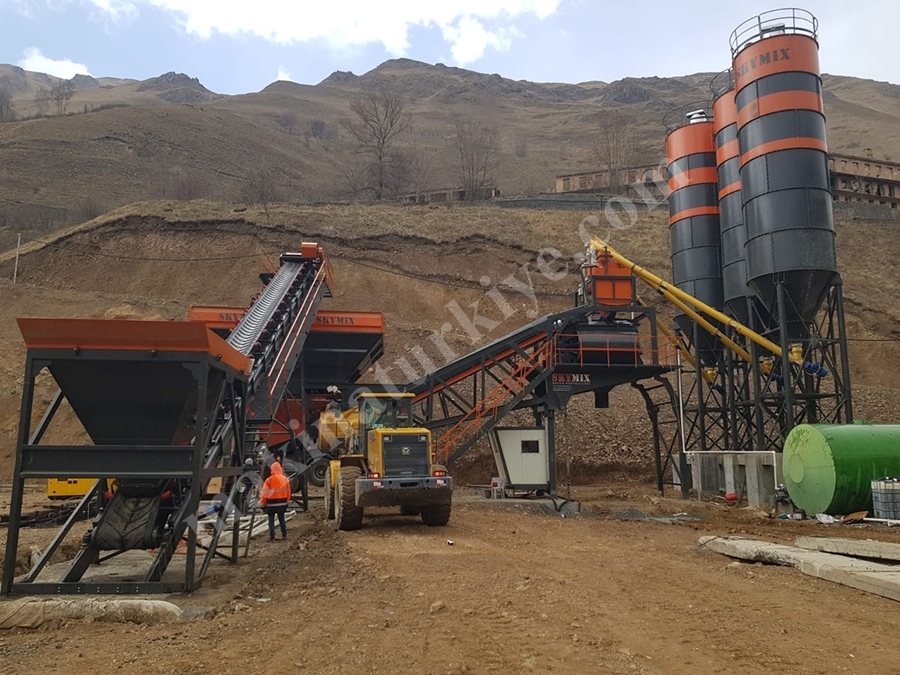 100 M³/Saat Mobil Beton Santralleri