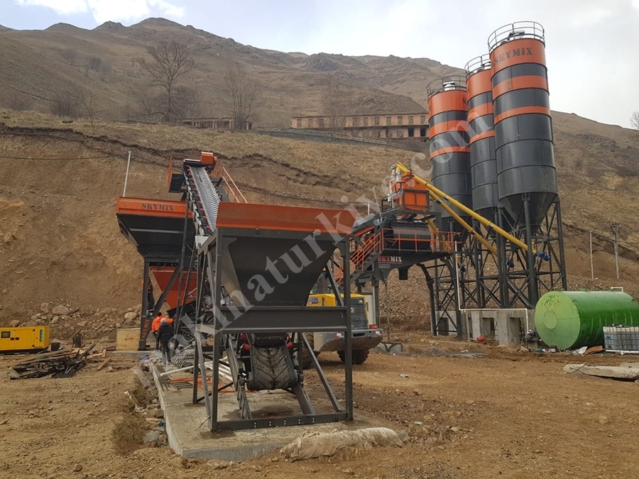 100 M³/Saat Mobil Beton Santralleri