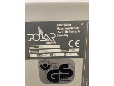 Machine de découpe de papier Polar 92 E - 3