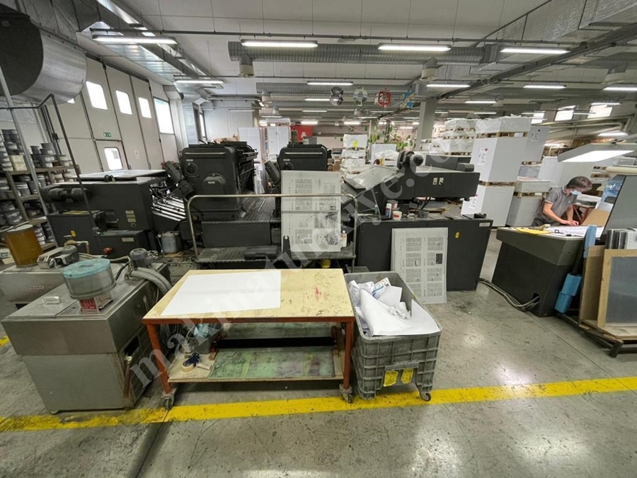 Heidelberg Sm 102Zp 2 Renk Ofset Baskı Makinası