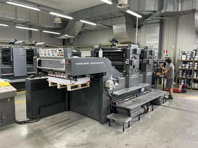 Heidelberg Sm 102Zp 2 Renk Ofset Baskı Makinası - 10