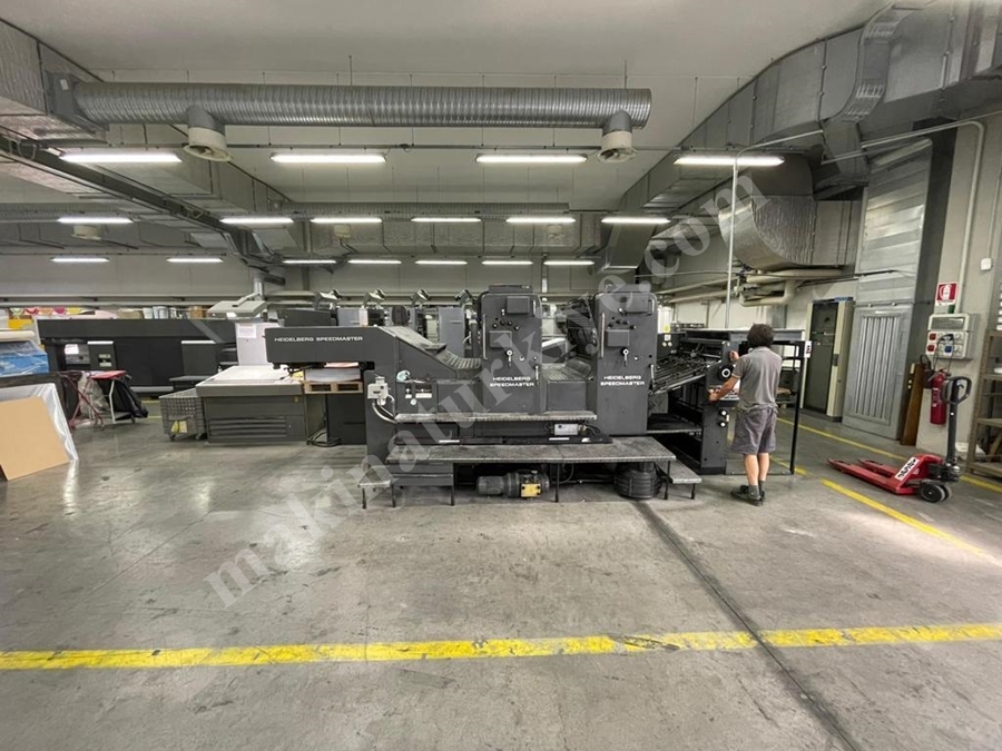 Heidelberg Sm 102Zp 2 Renk Ofset Baskı Makinası