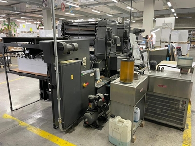 Heidelberg Sm 102Zp 2 Renk Ofset Baskı Makinası - 8