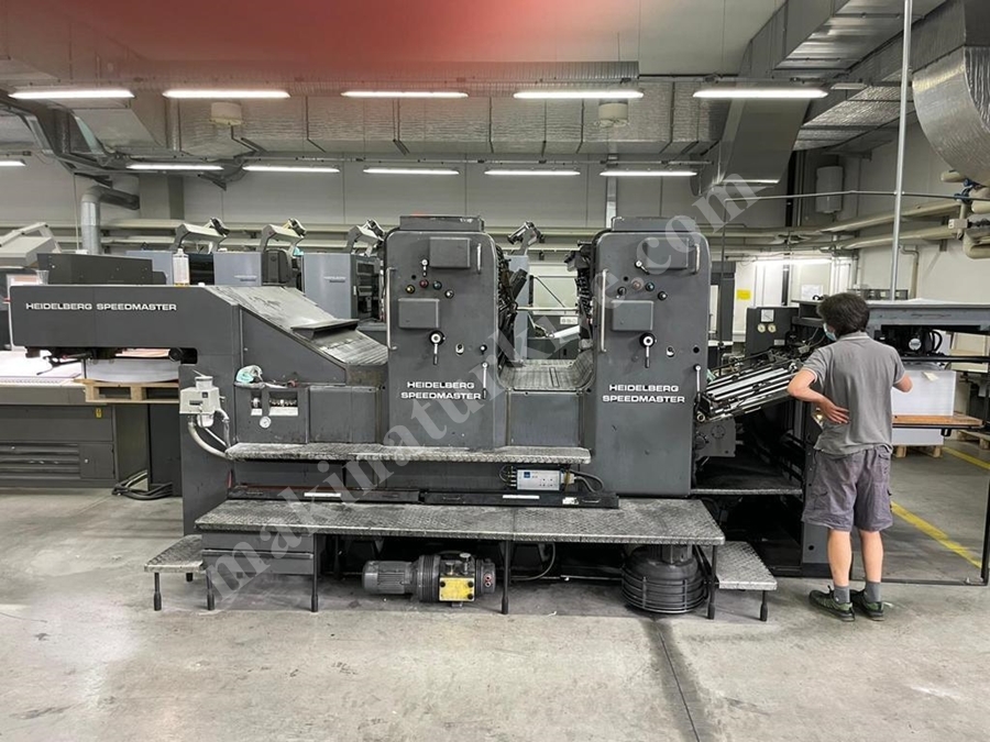 Heidelberg Sm 102Zp 2 Renk Ofset Baskı Makinası