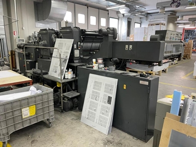 Heidelberg Sm 102Zp 2 Renk Ofset Baskı Makinası - 1