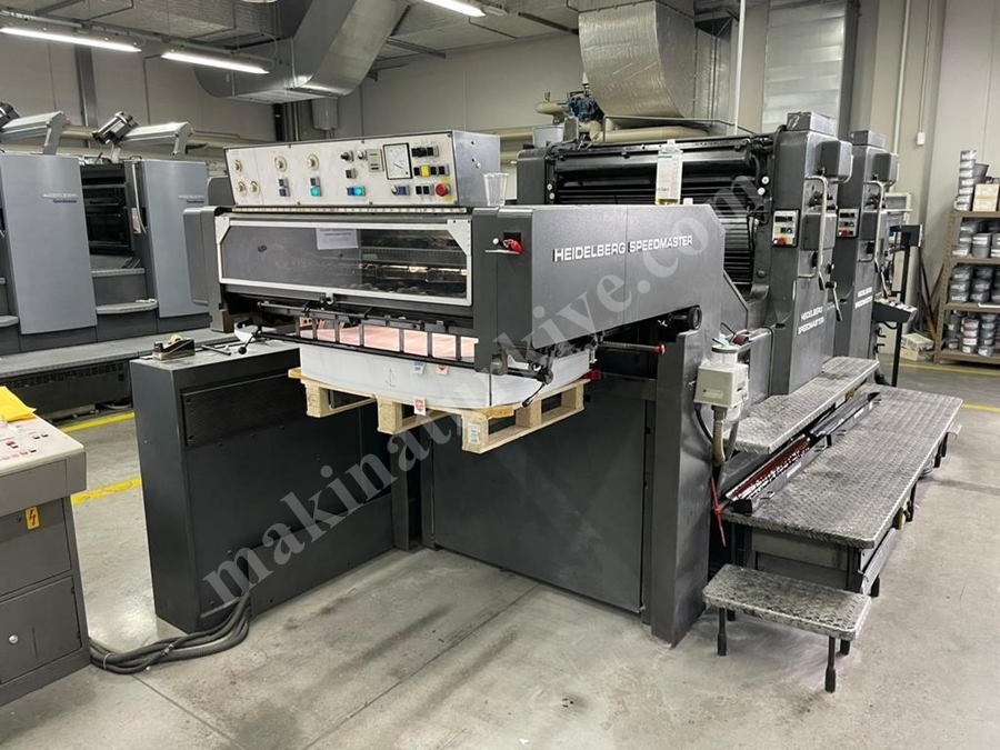 Heidelberg Sm 102Zp 2 Renk Ofset Baskı Makinası