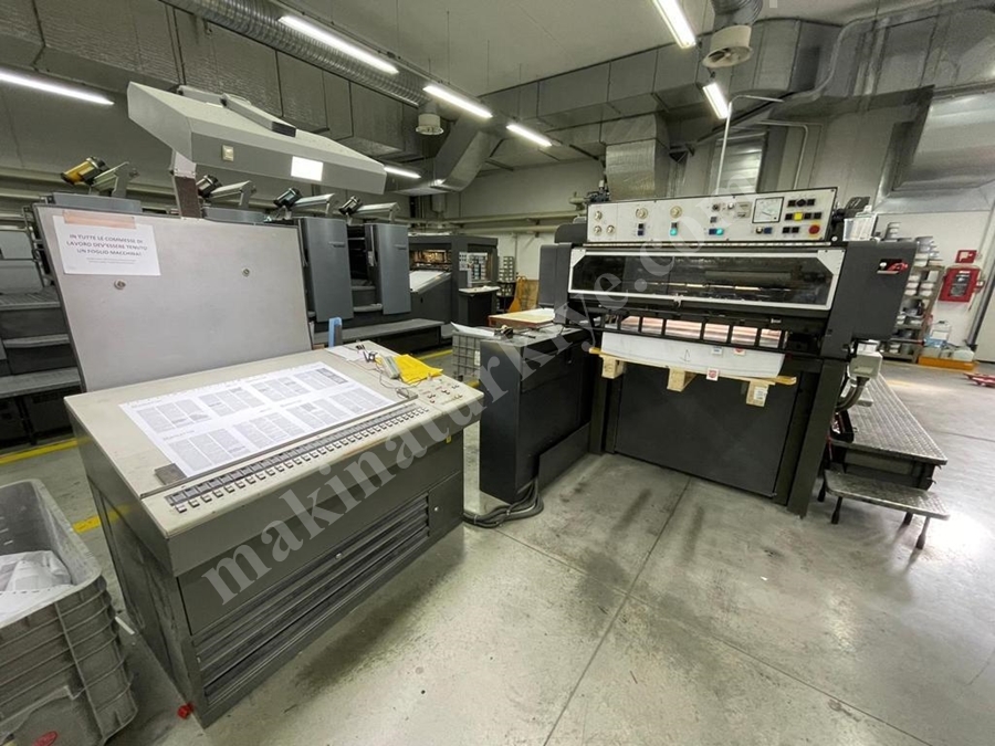 Heidelberg Sm 102Zp 2 Renk Ofset Baskı Makinası
