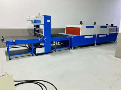 Автоматическая упаковочная машина для упаковки полиэтиленовой термоусадочной пленкой с автоматической подачей спереди Billpack 1500