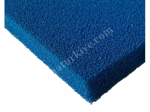 Blue Silicone Sponge