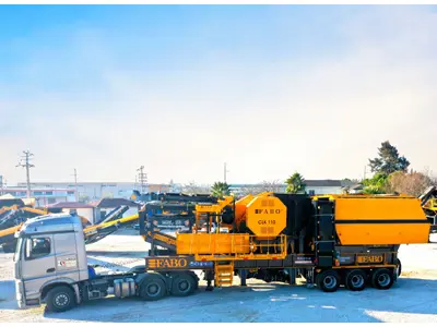 180-320 Тонный Мобильный Первичный Щековый Дробилка