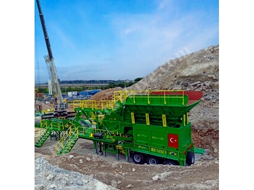Mıc Serie 200-300 Tonnen/Stunde Mobile Brech- und Siebanlage