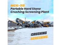 Unité mobile de concassage et de criblage de pierres dures Mck-115 - 0