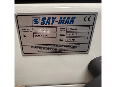 127x1.5 mm Kollu Giyotin Makas - 1