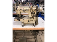 W644-06Ac Flanged Roller Electric Thread Trimming Serger Machine - 1