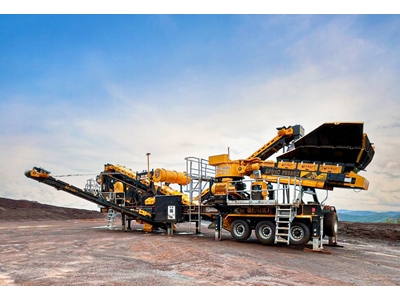 Installation mobile de concasseur conique 220-340 Ton/Heure - 1