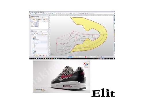 Icad 2D+ 2D Shoe Lasting Pattern Extraction