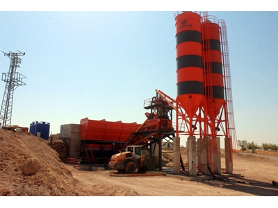 100 M3/Saat Çift Şaseli Mobil Beton Santrali - 6