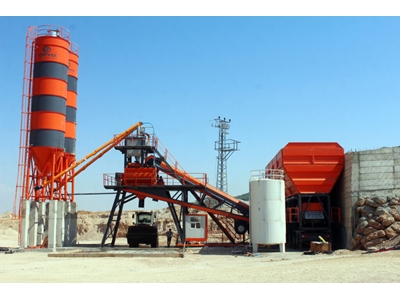 100 M3/Saat Çift Şaseli Mobil Beton Santrali - 0